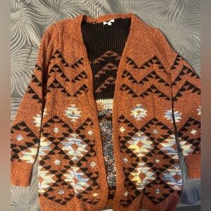 Maurices Chocolate and Ebony Knit Sweater